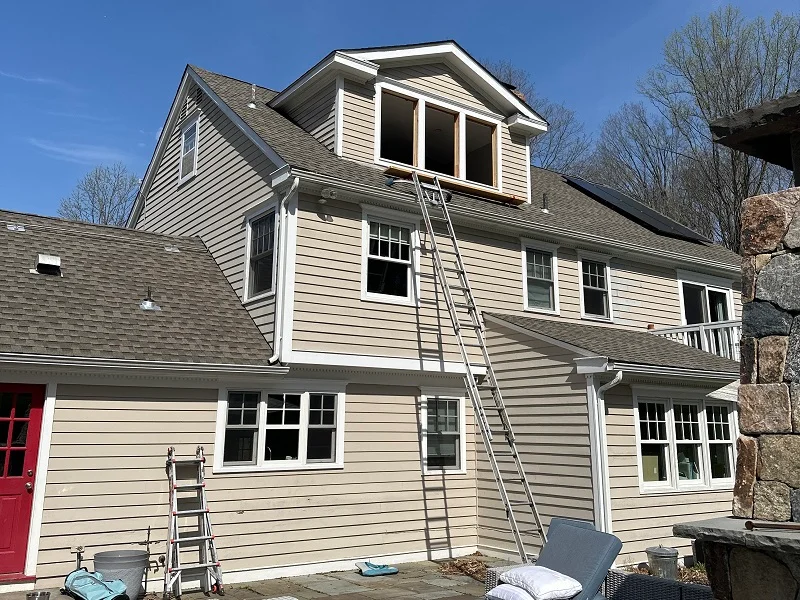 Harvey Tribute double hung installation Redding, CT